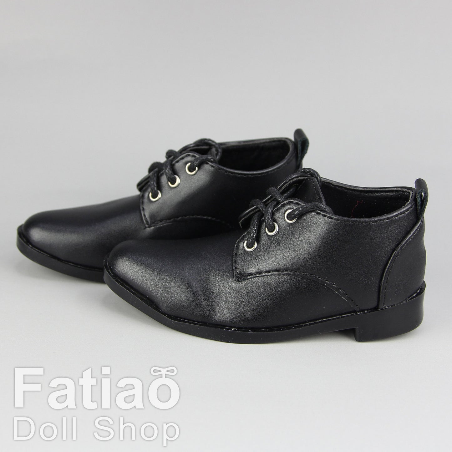Fatiao - New 1/3 BJD Supper dollfie 13/17SD Boy Tip Leather Suit Derby Shoes Black(Size 8.5cm) (副本)