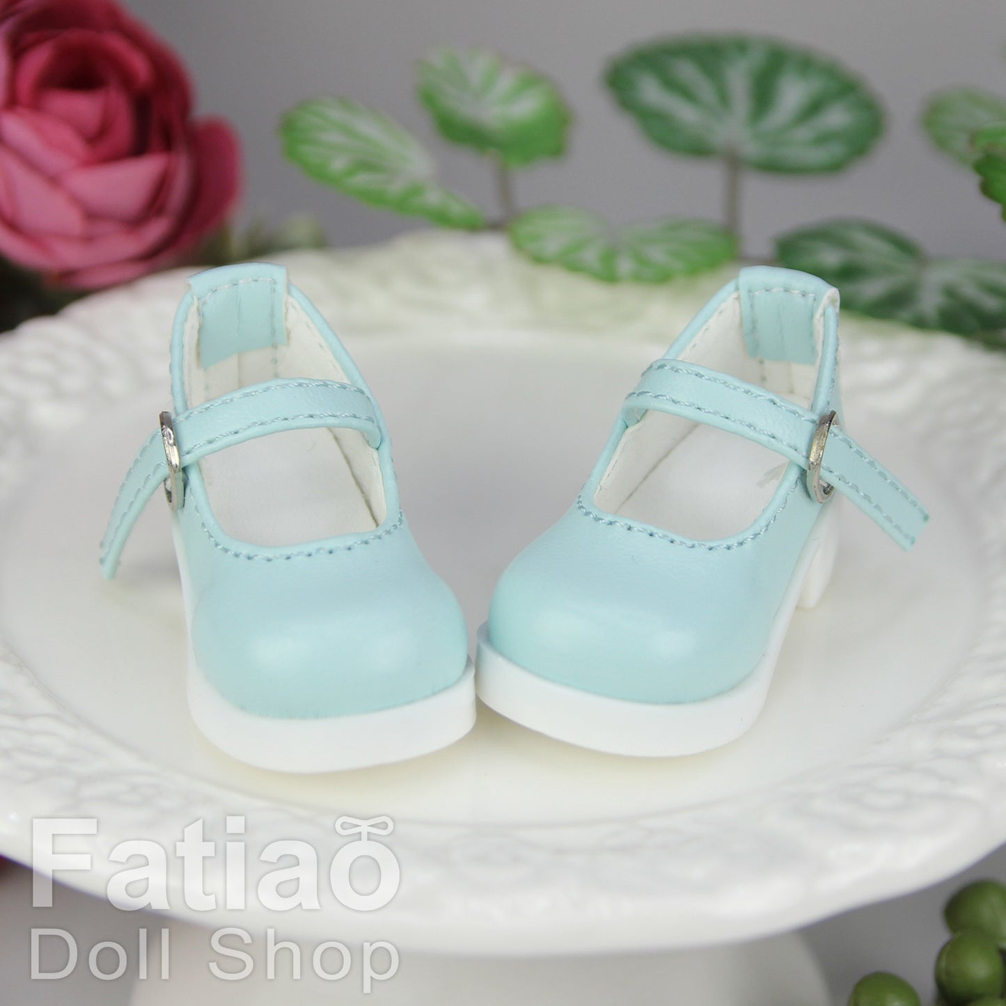 Fatiao - New Dollfie Yo-SD 1/6 BJD Doll High Heeled Shoes - Blue (Size 4.5cm)