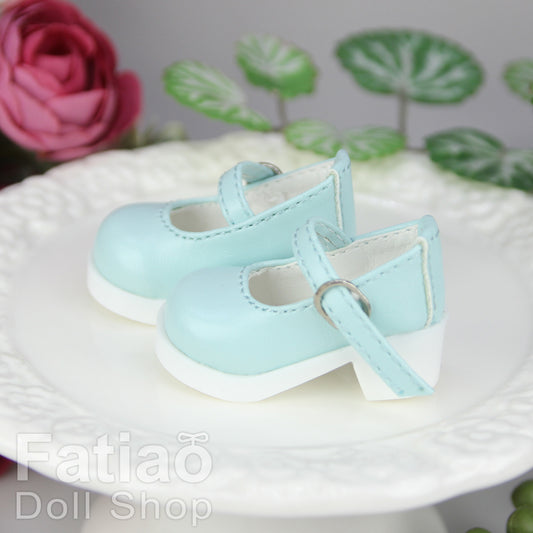 Fatiao - New Dollfie Yo-SD 1/6 BJD Doll High Heeled Shoes - Blue (Size 4.5cm)
