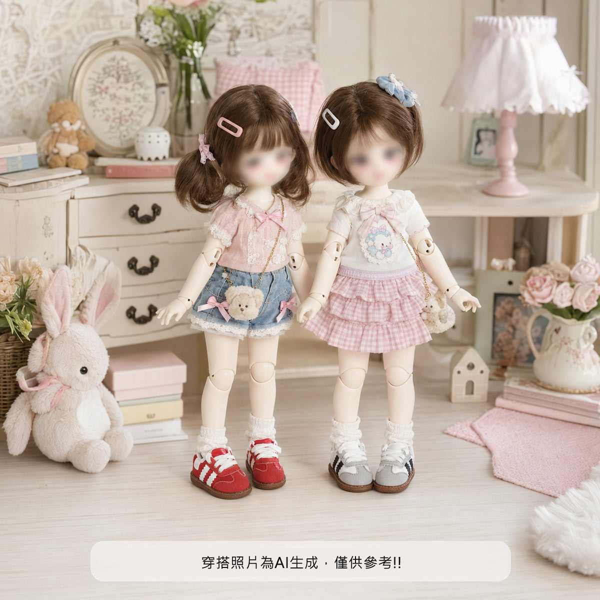 Fatiao - New Dollfie YOSD 1/6 BJD Doll sneakers sports gym GAT shoes