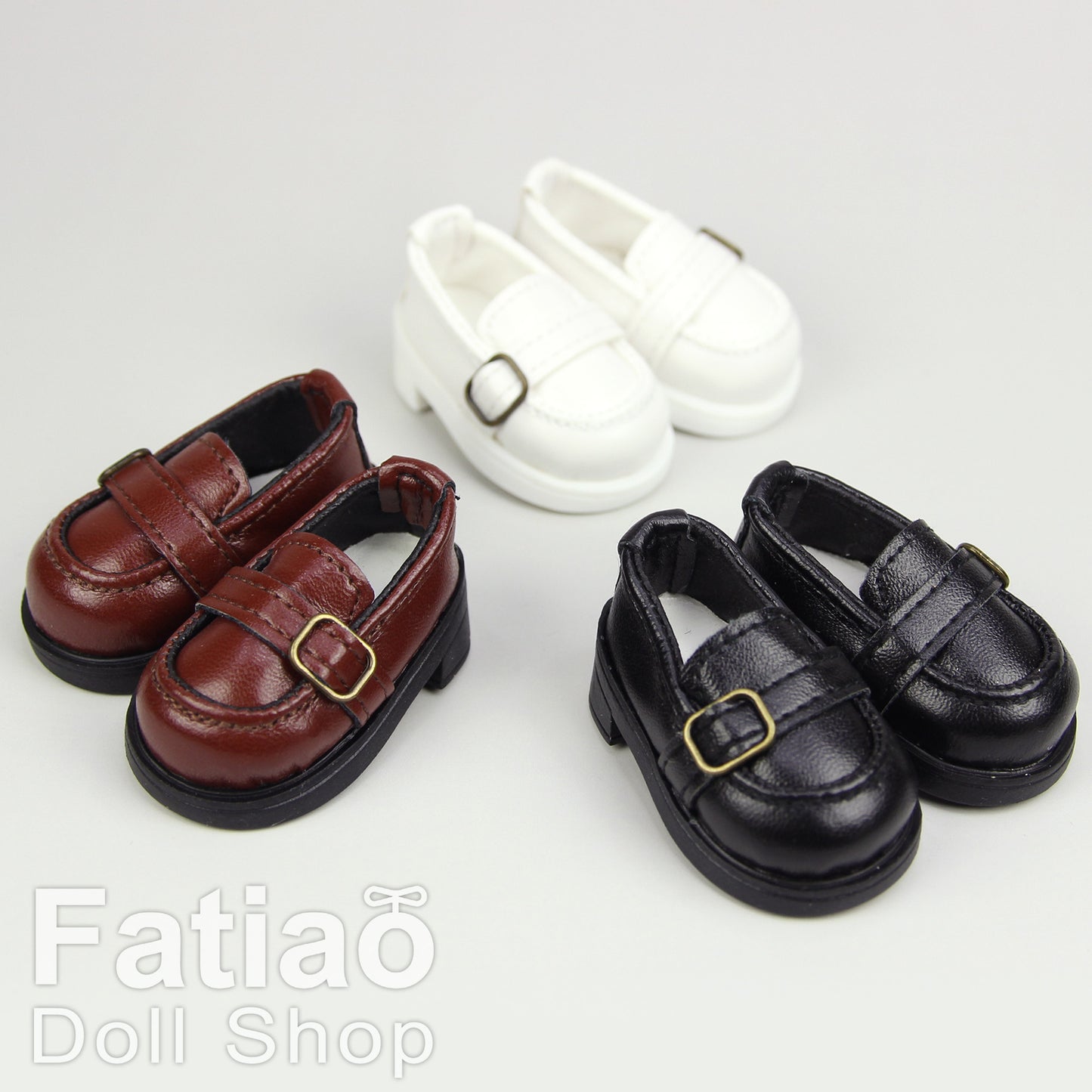 Fatiao - New Dollfie YoSD 1/6 BJD Doll leather Shoes (Size 4cm)