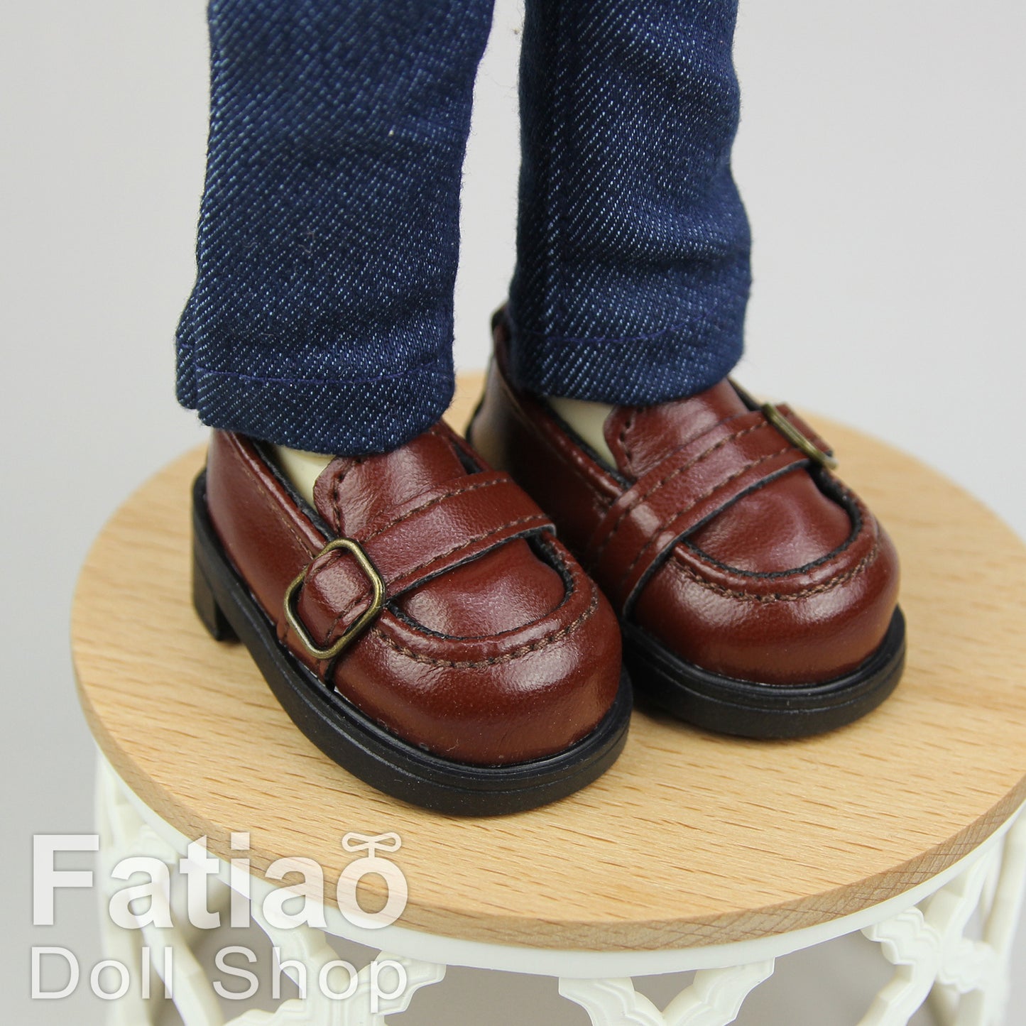 Fatiao - New Dollfie YoSD 1/6 BJD Doll leather Shoes (Size 4cm)