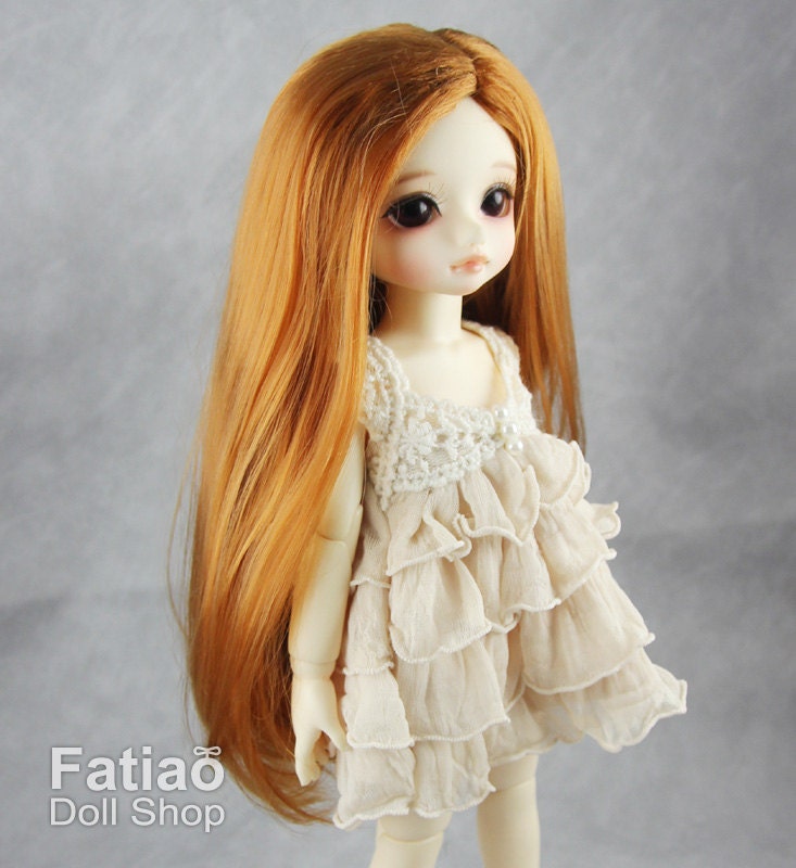 Fatiao - New Dollfie Yo-SD 1/6 BJD - Dolls Wig 6-7 inch - Caramel