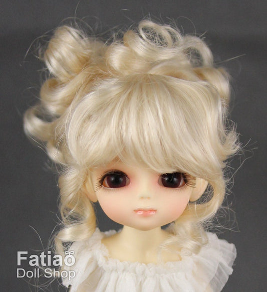 Fatiao - BJD Dollfie Lati Yellow Pukifee 5-6" Doll Wig - Blonde