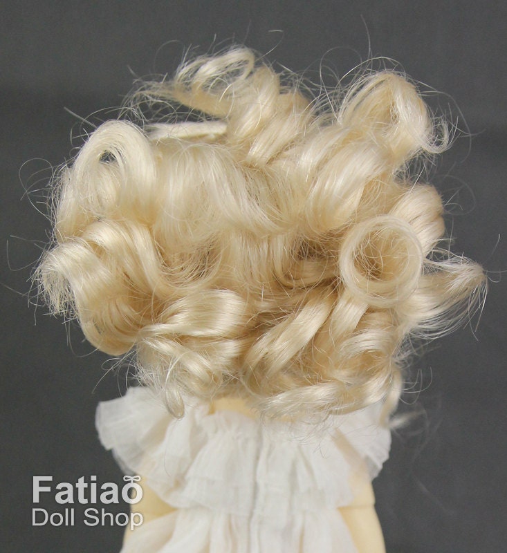 Fatiao - BJD Dollfie Lati Yellow Pukifee 5-6" Doll Wig - Blonde