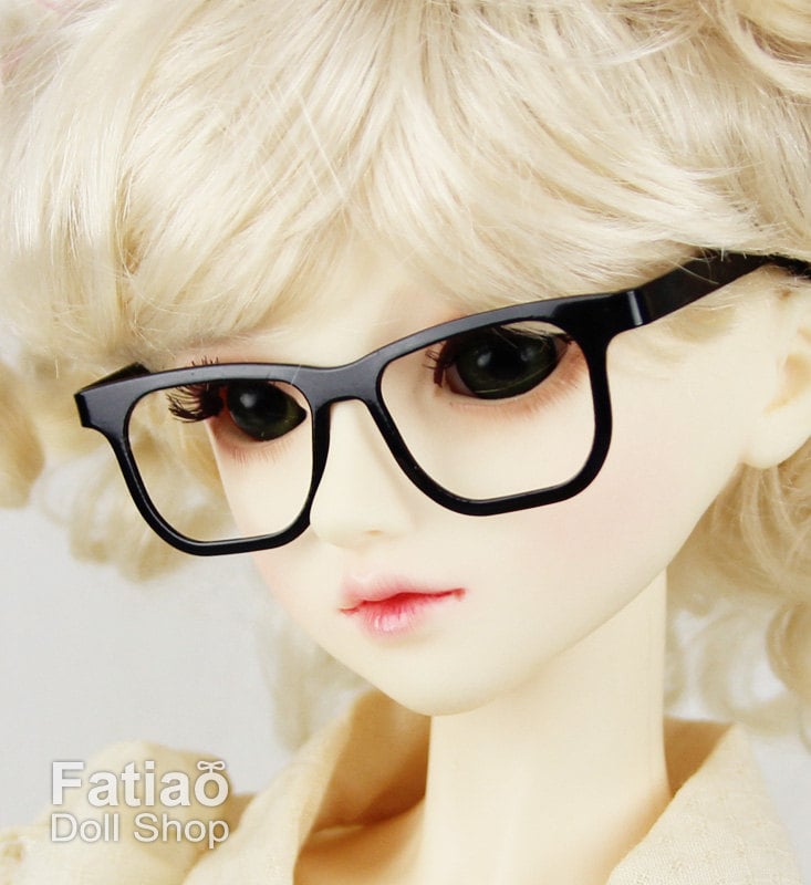 New fashion Full-Rim Dolls Glasses fit 1/3 BJD SD DD Super Dollfie Black