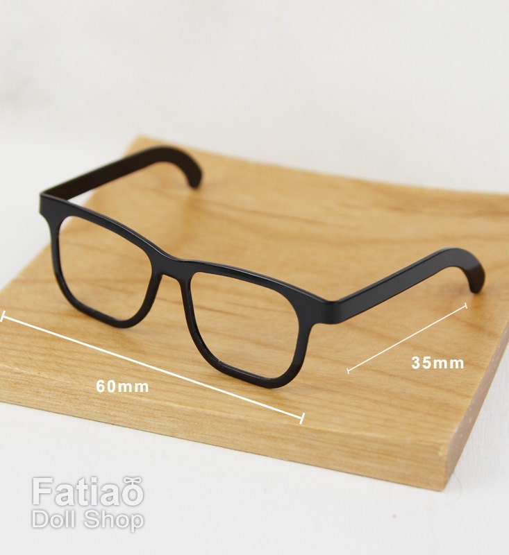 New fashion Full-Rim Dolls Glasses fit 1/3 BJD SD DD Super Dollfie Black