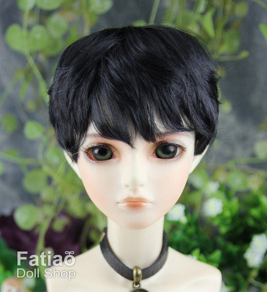 Fatiao - New Dollfie SD 1/3 BJD Dolls Wig size 8-9" - Black