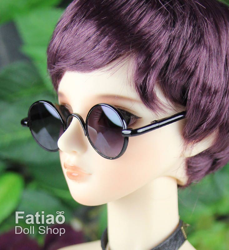 New fashion Dolls sunglasses Glasses fit 1/3 BJD SD Super Dollfie - Black