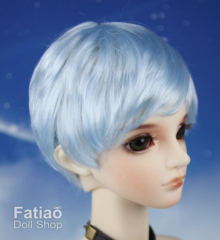 Fatiao - New Dollfie SD 1/3 BJD Dolls Wig size 8-9" - Light Blue