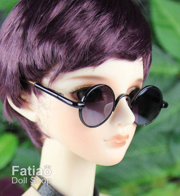 New fashion Dolls sunglasses Glasses fit 1/3 BJD SD Super Dollfie - Black