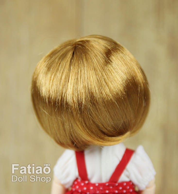 Fatiao - BJD Dollfie Lati Yellow Pukifee 5-6" Angel Doll Wig - Caramel Gold