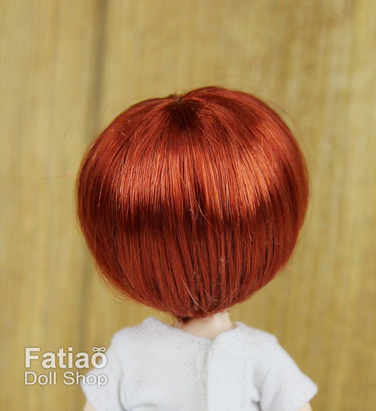 Fatiao - New BJD Dollfie pukipuki BF Pocket 3-4" Doll Wig - Carrot