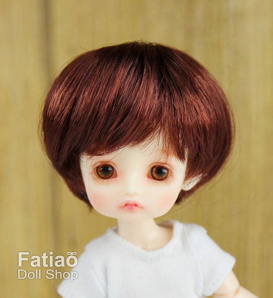 Fatiao - New BJD Dollfie pukipuki BF Pocket 3-4" Doll Wig - Chocolate