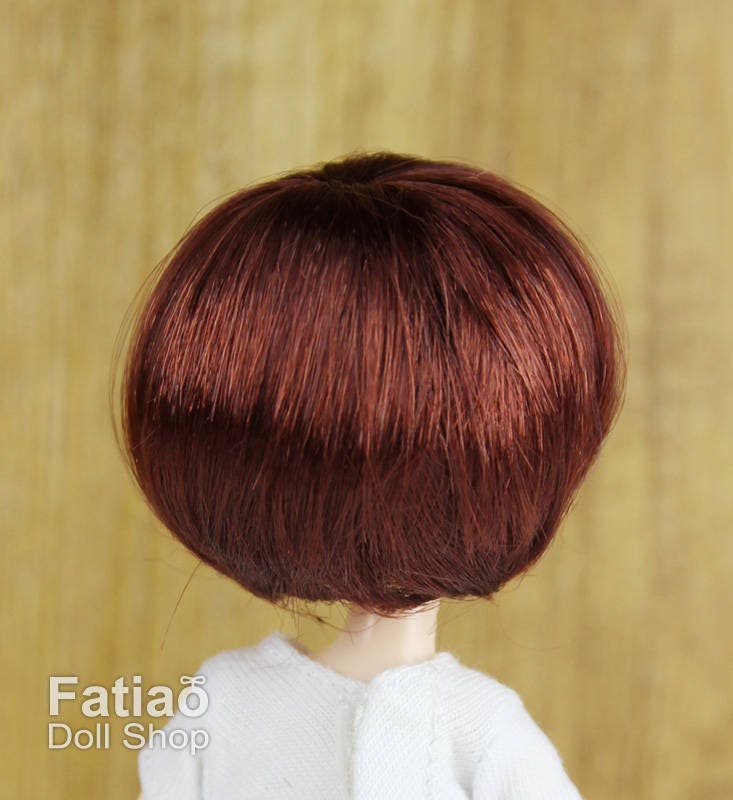 Fatiao - New BJD Dollfie pukipuki BF Pocket 3-4" Doll Wig - Chocolate