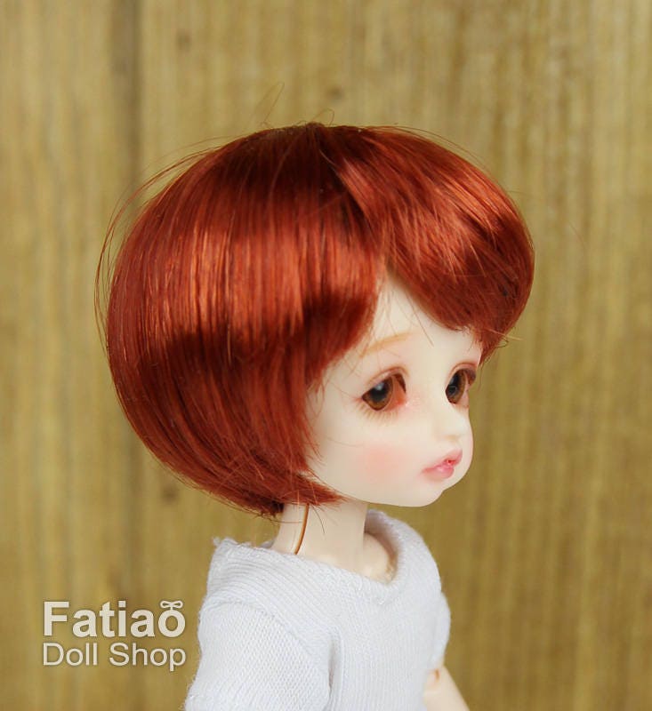 Fatiao - New BJD Dollfie pukipuki BF Pocket 3-4" Doll Wig - Carrot