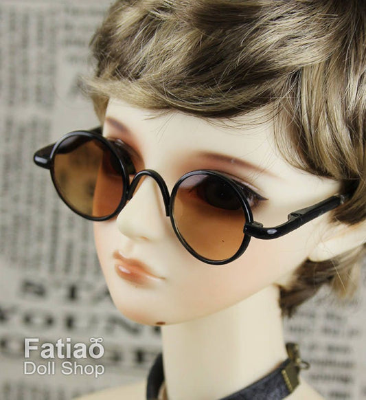 New fashion Dolls sunglasses Glasses fit 1/3 BJD SD Super Dollfie - Tea BK