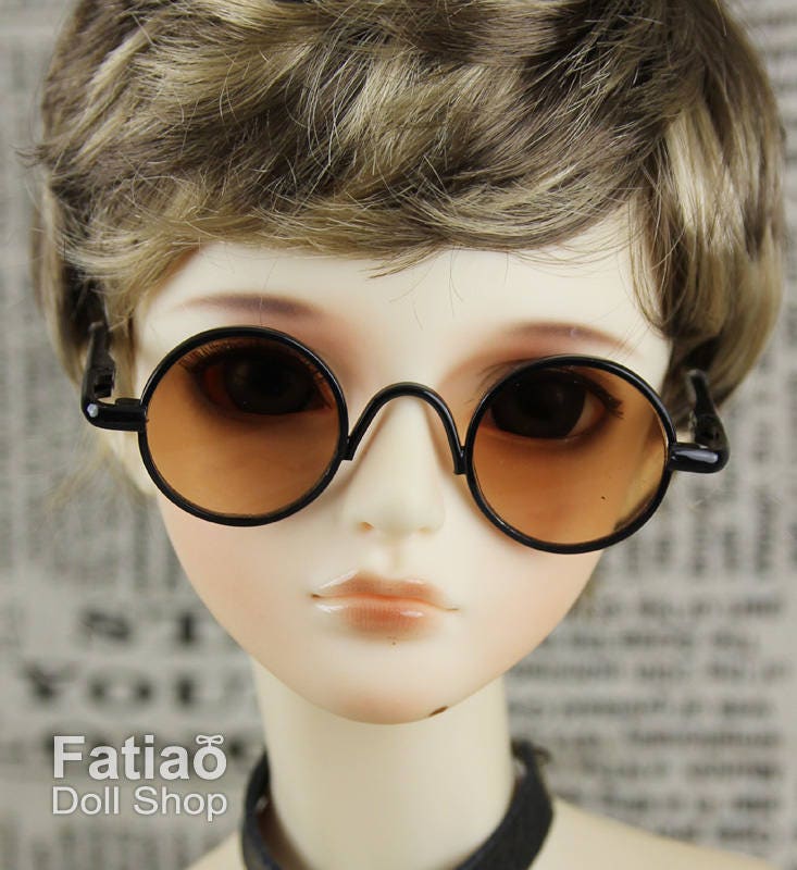 New fashion Dolls sunglasses Glasses fit 1/3 BJD SD Super Dollfie - Tea BK