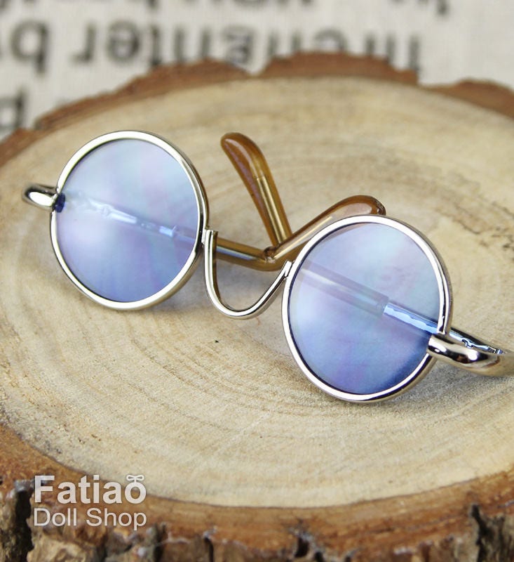 New fashion Dolls sunglasses Glasses fit 1/3 BJD SD Super Dollfie - blue