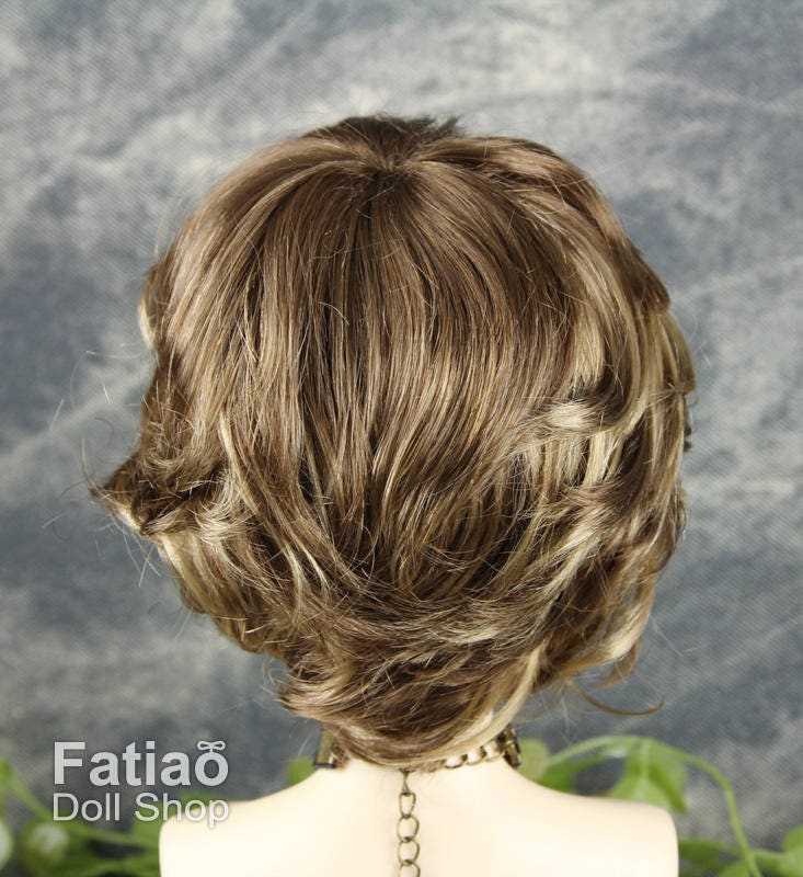 Fatiao - New Dollfie SD 1/3 BJD Dolls Wig size 8-9" - Umber & Baby Brown
