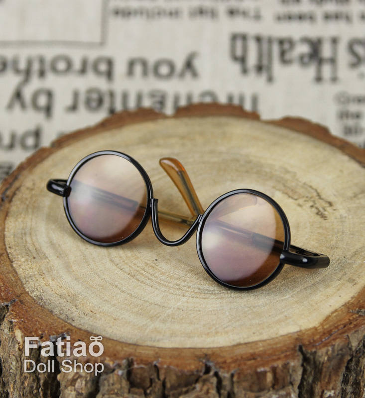 New fashion Dolls sunglasses Glasses fit 1/3 BJD SD Super Dollfie - Tea BK