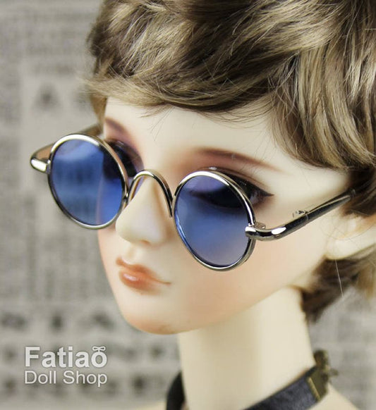 New fashion Dolls sunglasses Glasses fit 1/3 BJD SD Super Dollfie - blue