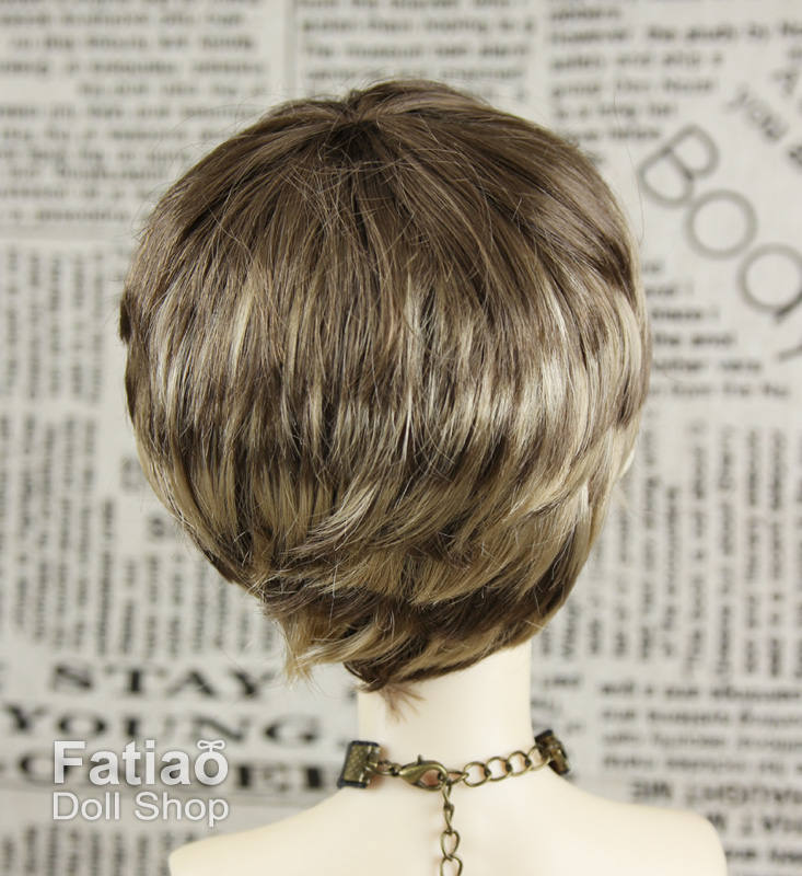 Fatiao - New Dollfie SD 1/3 BJD Dolls Wig size 8-9" - Umber & Baby Brown