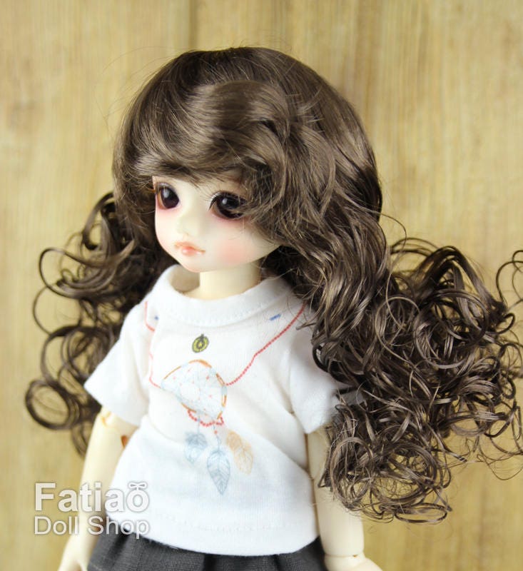 Fatiao - New Dollfie Yo-SD 1/6 BJD - Dolls Wig 6-7 inch - Dark Brown