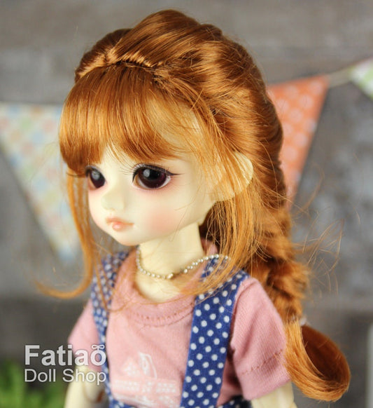 Fatiao - New Dollfie Yo-SD 1/6 BJD - Dolls Wig 6-7 inch - Caramel