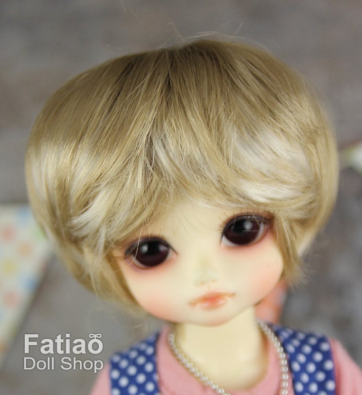 Fatiao - New Dollfie Yo-SD 1/6 BJD - Dolls Wig 6-7 inch - Latte & Blonde