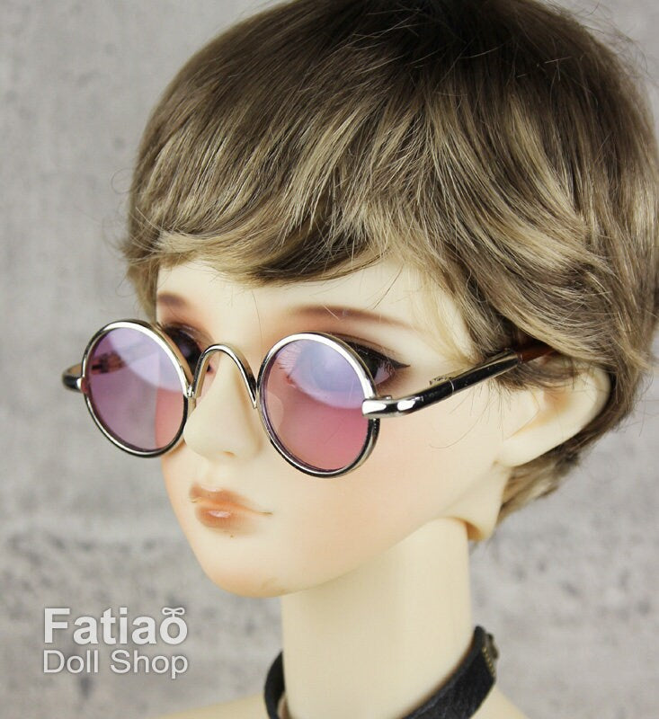 New fashion Dolls sunglasses Glasses fit 1/3 BJD SD Super Dollfie - purple