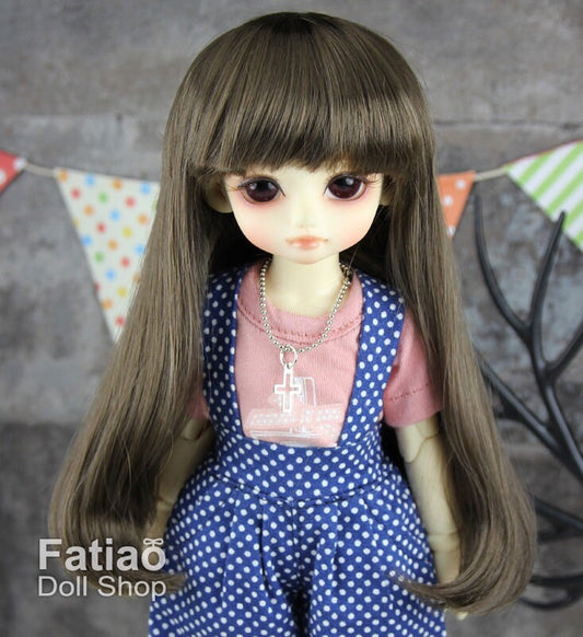 Fatiao - New Dollfie Yo-SD 1/6 BJD - Dolls Wig 6-7 inch - umber