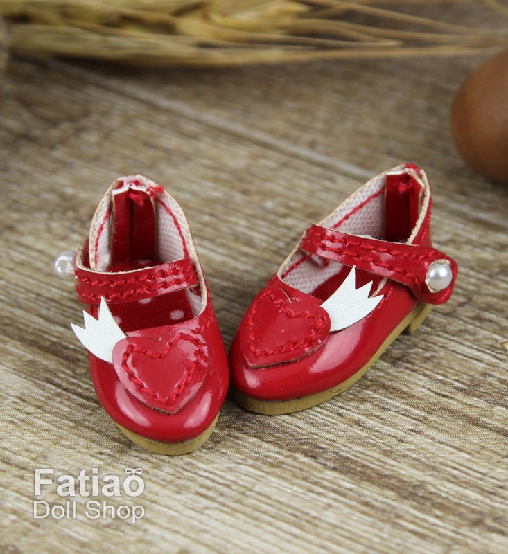 Fatiao - New Lati Yellow Pukifee 1/8 BJD Doll Shoes -Love wings (Size 2.6cm)