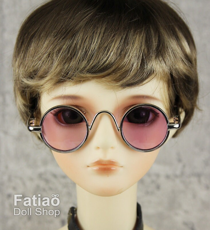 New fashion Dolls sunglasses Glasses fit 1/3 BJD SD Super Dollfie - purple