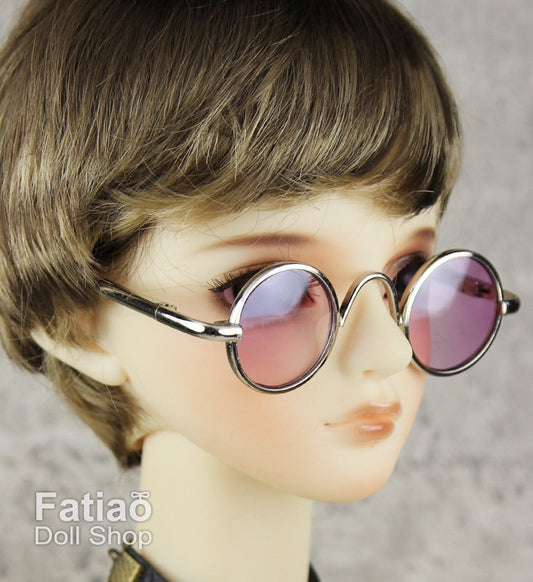 New fashion Dolls sunglasses Glasses fit 1/3 BJD SD Super Dollfie - purple