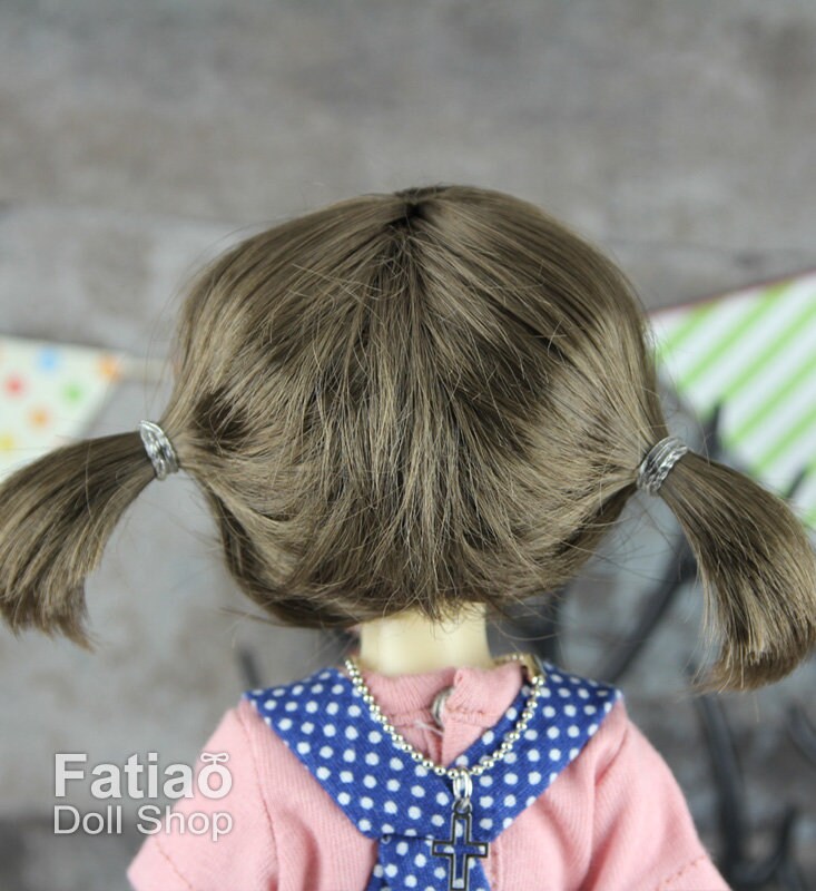 Fatiao - New Dollfie Yo-SD 1/6 BJD - Dolls Wig 6-7 inch - umber