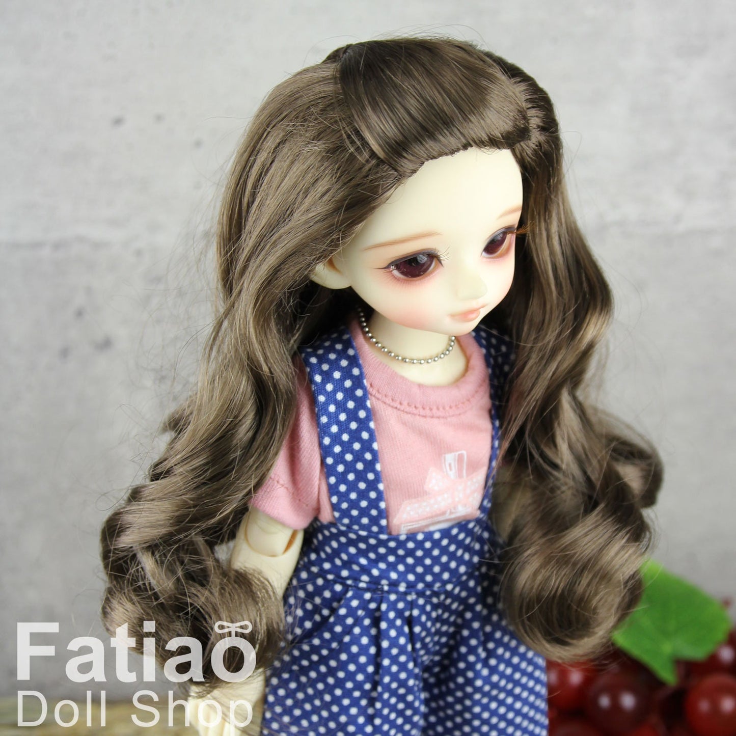 Fatiao - New Dollfie Yo-SD 1/6 BJD - Dolls Wig 6-7 inch - umber