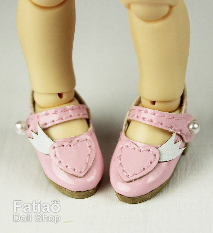Fatiao - New Lati Yellow Pukifee 1/8 BJD Doll Shoes -Love wings (Size 2.6cm)
