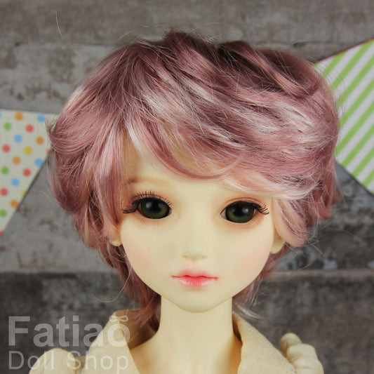 Fatiao - New Dollfie SD 1/3 BJD Dolls Wig size 8-9" - Pink & Deep pink