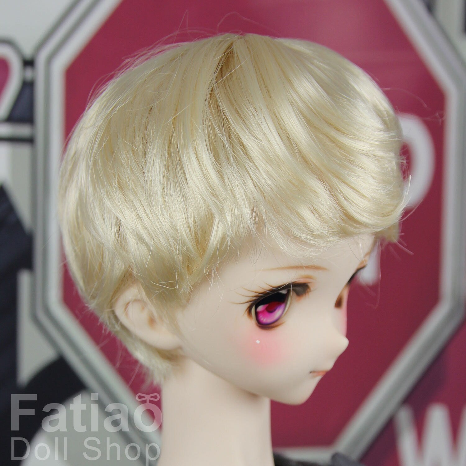 Fatiao - New Dollfie SD 1/3 BJD Dolls Wig size 8-9" - Blonde