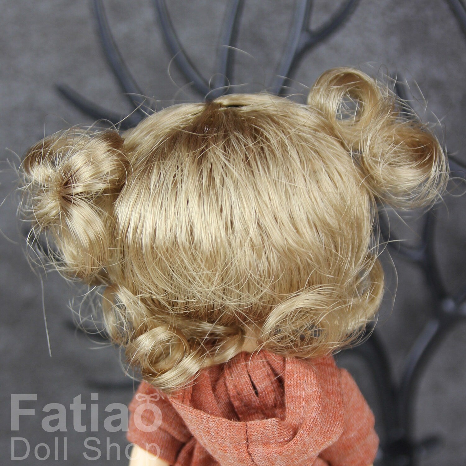 Fatiao - Dollfie Lati Yellow Pukifee 5-6" Doll Wig - khaki