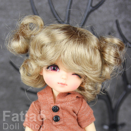 Fatiao - Dollfie Lati Yellow Pukifee 5-6" Doll Wig - khaki
