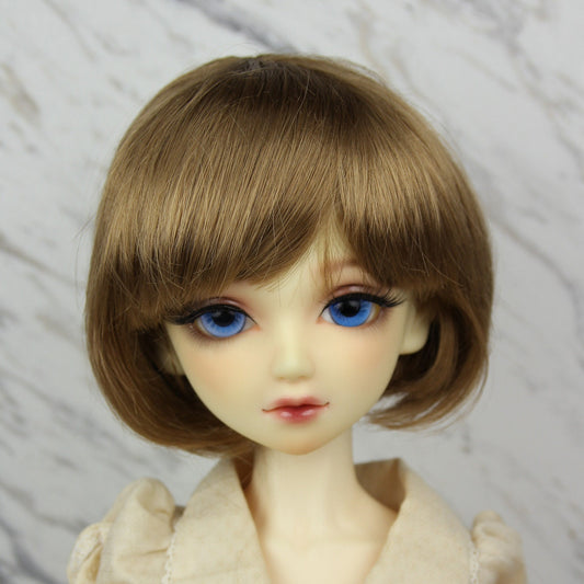 Fatiao - New Dollfie SD 1/3 BJD Volks Blythe Pullip Dolls Wig size 9-10"- Latte