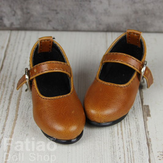 Fatiao - 1/4 BJD Mini Supper dollfie MSD Shoes - Brown (Size 5.5cm)