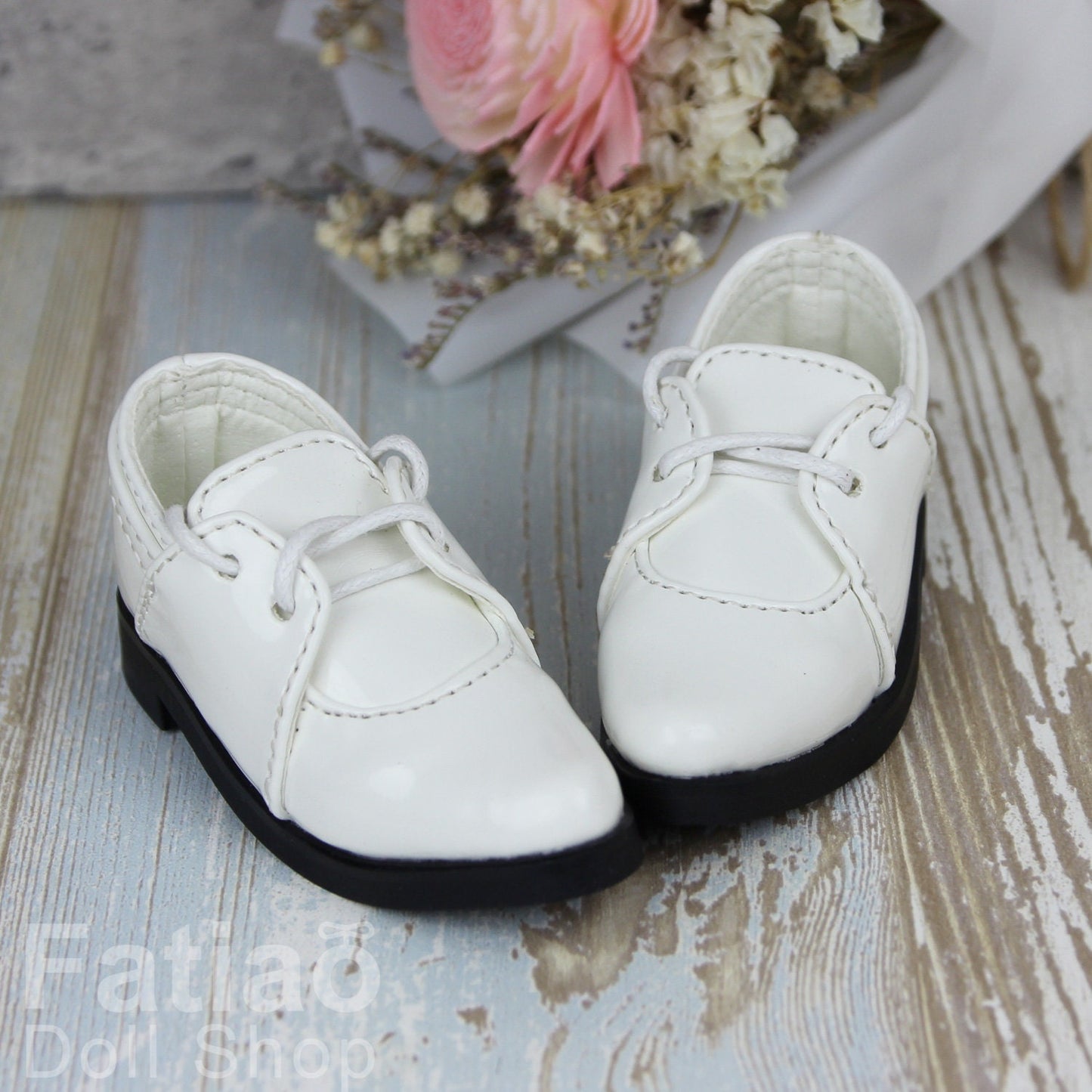 Fatiao - New 1/4 BJD Dollfie MSD Dolls Shoes - White (Size 5.5cm)