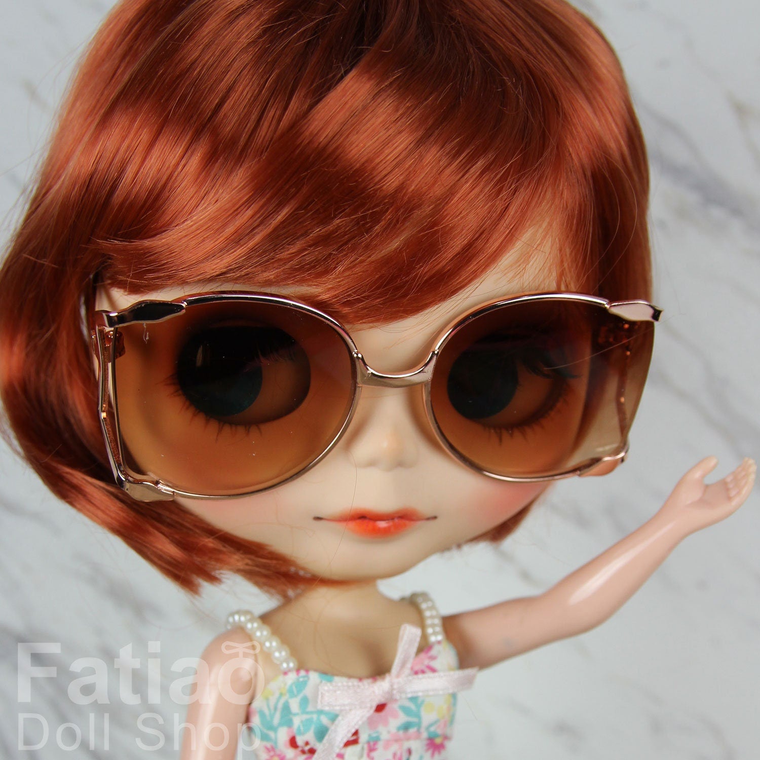 New Dolls fashion Hipster Sunglasses Glasses for Blythe