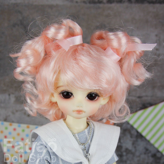 Fatiao - New Dollfie Yo-SD 1/6 BJD - Dolls Wig 6-7 inch - Light Pink