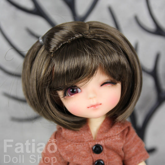 Fatiao - BJD Dollfie Lati Yellow Pukifee 5-6" Doll Wig - umber