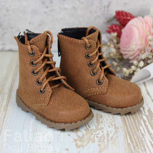 Fatiao - New 1/4 BJD MSD dollfie Dolls Shoes - ochre brown (Size 6cm)