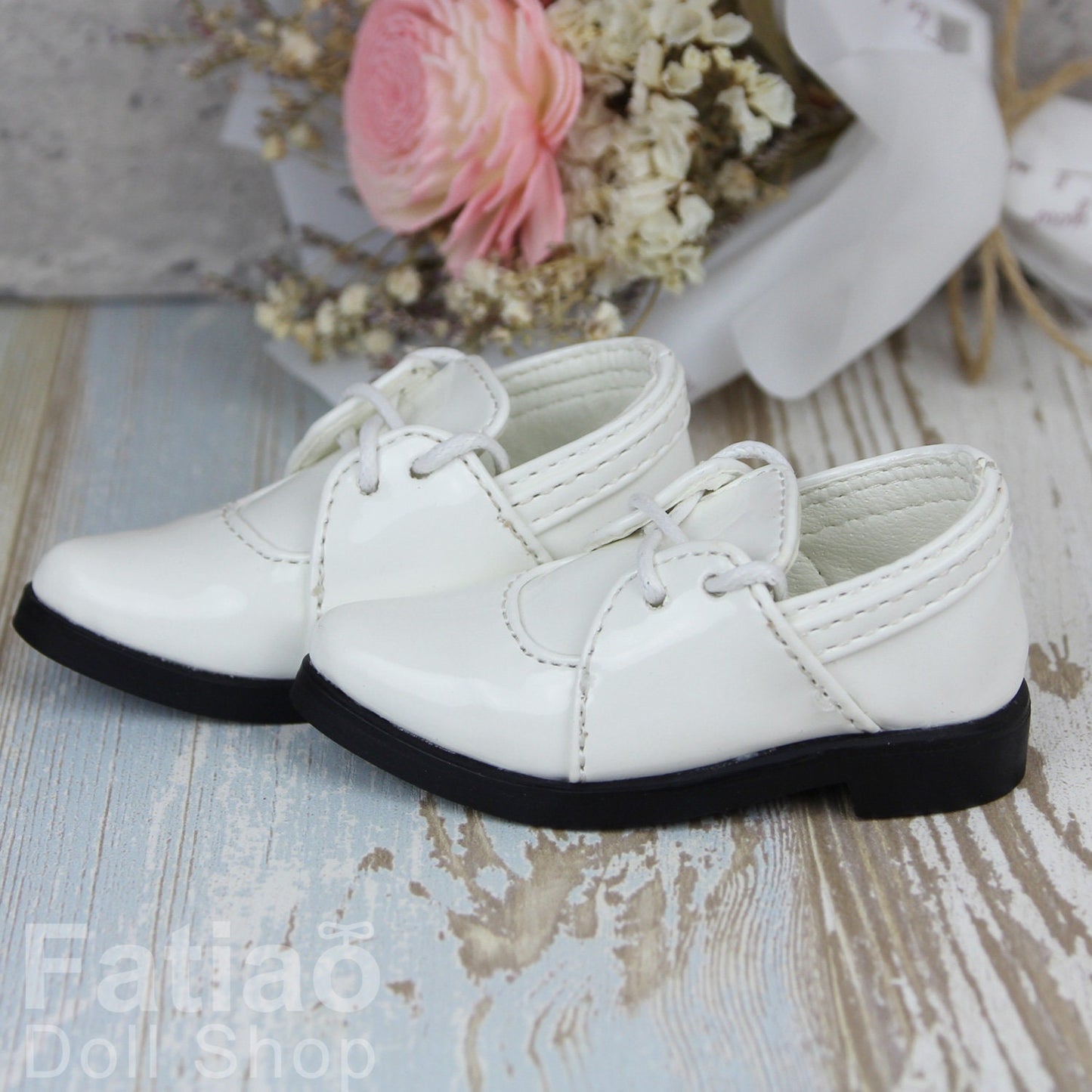 Fatiao - New 1/4 BJD Dollfie MSD Dolls Shoes - White (Size 5.5cm)